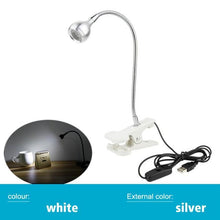 Load image into Gallery viewer, USB LED Desk Lamp With Clip Flexible Table Lamp For Book Reading Study Office Bedside Work Children Night Light For Home Decorative Table Lamp Cute Study Lamps for Bedroom Décor