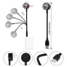 将图片加载到图库查看器,USB Music Rhythm Magic Stage Effect Projection Lamp