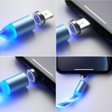 将图片加载到图库查看器,USB Phone Magnet Phone Charger Cord Cable Car Phone Charger Mobile USB Magnetic Cable Micro USB Phones Cable Car Data Line Streamer Data Cable Fast Charging 360 Degree Magnetic USB Magnetic Cable Micro USB Magnet Phone Charger Cord
