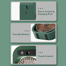 Load image into Gallery viewer, USB Rechargeable Desktop Spray Fan