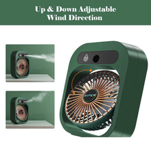 Load image into Gallery viewer, USB Rechargeable Desktop Spray Fan
