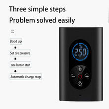 Load image into Gallery viewer, USB Rechargeable Intelligent Air Pump Car Portable