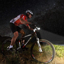Load image into Gallery viewer, USB Rechargeable LED Display Light Bike Front Light Headlights Electric Horn Bell Cycling Rainproof Flashlight Waterproof Bicycle Lights With Horn Bike Lights For Road Electric Scooter And Mountain Bike Night Safety Flashlight