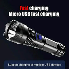 Load image into Gallery viewer, USB Rechargeable Strong Light Flashlight