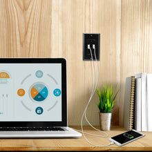 将图片加载到图库查看器,USB Wall Outlet Dual 2.4A USB Wall Charger