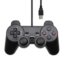将图片加载到图库查看器,USB Wired Controller Gamepad For Computer Laptop Joystick Black Vibration PC Game Joystick Double Vibration Feedback Motors Fit for PC Computer