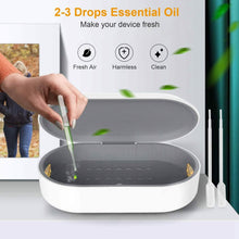 Load image into Gallery viewer, UV Light Sanitizer Box Portable 10w Phone Wireless Charging Disinfection Lamp