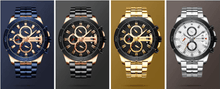 Load image into Gallery viewer, Men's Waterproof Watch With Chronometers Day View And Fluorescent Hands Unique Luxury Design Perfect Gift