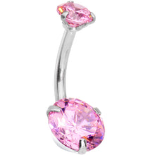 将图片加载到图库查看器,Pink Gem Swagger Sweep Dangle Belly Ring