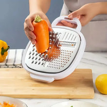 Load image into Gallery viewer, Vegetable Cutter With Lid And Drainer Basket