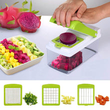 Load image into Gallery viewer, Vegetable Slicer Set with 3 Blades Stainless Steel Food Chopper