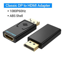 将图片加载到图库查看器,Vention DP To HDMI Adapter And 4K DP To HDMI Video Audio Converter for PC Laptop Projector Monitor