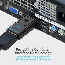 将图片加载到图库查看器,Vention DP To HDMI Adapter And 4K DP To HDMI Video Audio Converter for PC Laptop Projector Monitor