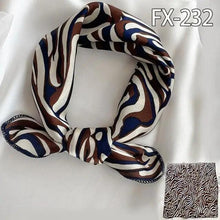 Load image into Gallery viewer, Versatile Square Silk Scarf For Women Fashionable Printed Small Neck Scarfs Office Lady Hair Band Foulard Hand For Female Bandana Shawl