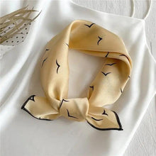 Load image into Gallery viewer, Versatile Square Silk Scarf For Women Fashionable Printed Small Neck Scarfs Office Lady Hair Band Foulard Hand For Female Bandana Shawl