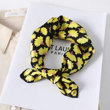 Load image into Gallery viewer, Versatile Square Silk Scarf For Women Fashionable Printed Small Neck Scarfs Office Lady Hair Band Foulard Hand For Female Bandana Shawl