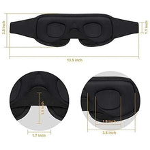 Load image into Gallery viewer, Vintage Blocking Light Sleeping Eye Mask Soft Padded Travel Shade Cover Cool Style Blindfold Eye Cover Sleep Mask Eye Patch For Men Women