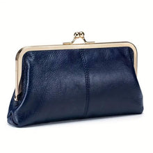 将图片加载到图库查看器,Vintage Chic Leather Clutch Lady Purse