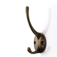 将图片加载到图库查看器,Vintage Hangers Hook Zinc Alloy Wall Hook Bronze Cloth Coat Bag Hat Hanging Hooks Bathroom Kitchen Antique Racks with Screws Vintage Antique Iron Bronze Hooks