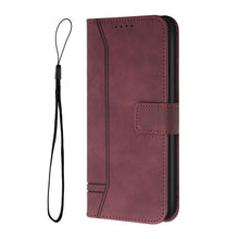 Load image into Gallery viewer, Vintage High Quality PU Leather Wallet Case Wrist Strap Heart Shaped Embossed Phone Case For Xiaomi Redmi 10C Case Redmi 10C Retro Wallet Leather Flip Phone Case For Xiomi Xiaomi Redmi10C 10 C Protect Cover