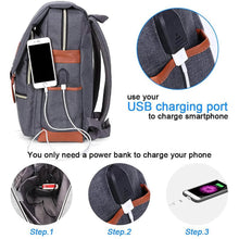 Load image into Gallery viewer, Vintage Laptop Backpack