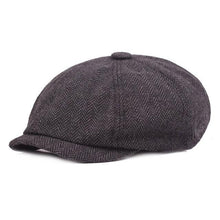 Load image into Gallery viewer, Vintage Men Beret Hats Classic Simple Winter Warm Caps Cotton Comfortable Autumn Beret Flat Hat Quality Durable Retro Men's Hat Unique Berets For Men Retro Cap