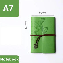 Load image into Gallery viewer, Vintage PU Leather Diary Notebook Journal Retro Book Traveler Planners Office School Supplies