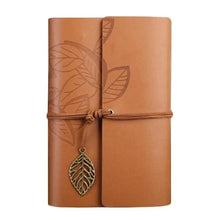 Load image into Gallery viewer, Vintage PU Leather Diary Notebook Journal Retro Book Traveler Planners Office School Supplies