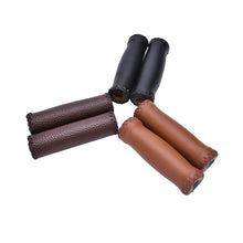 Load image into Gallery viewer, Vintage Retro Riding Road Mountain Bike Bicycle Handlebar Grip Artificial Leather Cycling Grip Health Gear Bicycle Handlebar Grips Bike Handle Cover Grips Artificial Leather Bicycle Handle Covers For Sports Riding