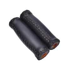 Load image into Gallery viewer, Vintage Retro Riding Road Mountain Bike Bicycle Handlebar Grip Artificial Leather Cycling Grip Health Gear Bicycle Handlebar Grips Bike Handle Cover Grips Artificial Leather Bicycle Handle Covers For Sports Riding