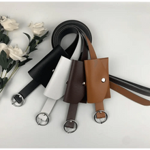 Load image into Gallery viewer, Vintage Simple PU Leather Fashion Belt Elegant Design Buckle Belt For Jeans Ladies Charming Dress Waist Belt