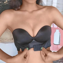 Load image into Gallery viewer, Vintage Style Front Closure Sexy Push Up Bra Women Invisible Bras Underwear Lingerie for Female Brassiere Strapless Seamless Bralette ABC Cup