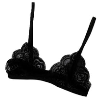 将图片加载到图库查看器,Vintage Style Women's Thin Bra Without Chest Pad Fashionable Sexy Lace Bra Back Buckle Tube Top Women's Underwear Summer Clothes