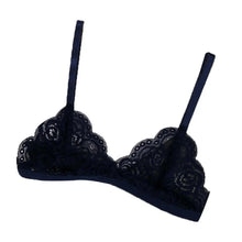 将图片加载到图库查看器,Vintage Style Women's Thin Bra Without Chest Pad Fashionable Sexy Lace Bra Back Buckle Tube Top Women's Underwear Summer Clothes