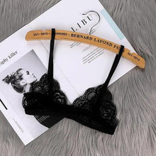 将图片加载到图库查看器,Vintage Style Women's Thin Bra Without Chest Pad Fashionable Sexy Lace Bra Back Buckle Tube Top Women's Underwear Summer Clothes