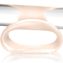 Load image into Gallery viewer, Thin Flexible Peach Silicone Tunnel Plug Set 11mm to 25mm