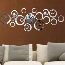Load image into Gallery viewer, Wall Clock 3D Quartz Acrylic Mirror Acrylic Bubble Circle Mute Stylish and Interesting Decorative Wall Clock Creative Decoration Gift Modern Watch Living Room Decoration