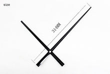 Load image into Gallery viewer, Wall Clock Pointer Clock Watch Kit Accessories 3D Clock Hands Wall Clock for Kitchen Office and Home Art Decor Quartz Clock Movement Mechanism Accessories Needle Pointer Large Wall Clocks Quartz