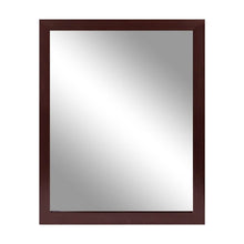 Load image into Gallery viewer, Wall Mount Mirror Wood-Like Frame Rectangle Modern Hanging Mirror