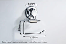 将图片加载到图库查看器,Wall Mount Toilet Paper Holder Bathroom Kitchen Roll Paper Accessory Tissue Towel Holders Toilet Suction Cup Toilet Paper Holder – Wall Mount Stainless Steel Tissue Roll Dispenser For Bathroom AND Kitchen