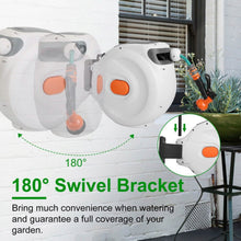 Load image into Gallery viewer, Wall Mounted Automatic Retractable Garden Hose Reel