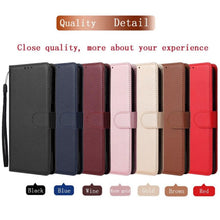 Load image into Gallery viewer, Wallet Leather Case For Xiaomi Redmi 10 9 9A 9C 9T 8 8A 7A 6 Note 10 10S 10 Pro 9S 9 Pro 8 Pro 7 6 5 Pro 4X Poco X3 Pro M3 11T Shockproof Wallet Style Magnetic Closure Back Cover Case