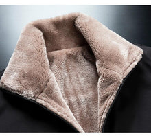 Load image into Gallery viewer, Warm Comfortable Men Winter Windproof Warm Thick Fleece Jacket Men Fashion Casual Coat Unique Design Warm Men's Jacket Men Autumn Outdoor Classic Soft Jacket For Hiking Fishing Travel