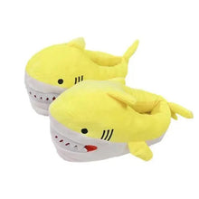 将图片加载到图库查看器,Warm Shark Womens Home Slippers Fashion Plush Winter Funny Elegant Women Slippers Cute Cartoon Shark Indoor Warm Home Cotton Slippers