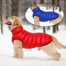 Load image into Gallery viewer, Warm Winter Dog Clothes Vest Reversible Dogs Jacket Coat 3 Layer Thick Pet Clothing Waterproof Outfit for Small Large Dogs