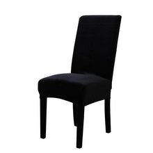 Load image into Gallery viewer, Washable Elastic Seat Parsons Chair Covers Thick Chair Cover Washable Elastic Winter Warm Chair Protector Case Kitchen Restaurant Washable Spandex Kitchen Chair Covers for Dining Room Christmas Decoration Holiday Party
