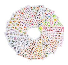Load image into Gallery viewer, Water Decal Nail Art Decorations Nail Sticker Tattoo Full Cover Beauty Decals Manicure Supplies Accessories Women Kids Girls Manicure Decoration Nail Art Supplies 3D Self-Adhesive Nail Decals Designer Nail Stickers for Acrylic Nails