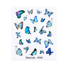 Load image into Gallery viewer, Water Nail Stickers Women Face Sketch Abstract Butterfly Image Sexy Girl Nail Art Decor Sliders Manicures For Nails Decoration Decal Self-Adhesive 3D Wave Design Decoration for Women Girls Tape Nail Art Stickers Decal Decoration