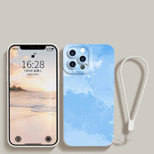 将图片加载到图库查看器,Watercolor Painting Phone Case For Xiaomi Mi 11 Lite 12 11T 10T Poco X4 M4 Pro X3 Redmi 10C Note 11 11S 10 9 With Lanyard Cover Aesthetic New Design Shockproof Unique Soft Bumper Case Cover