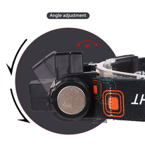 Load image into Gallery viewer, Waterproof 2 Light Mode USB LED Headlight With Magnet Rechargeable Headlamp Built-in 18650 Battery Flashlight COB Work Light For Outdoor Camping Cycling Fishing Headlamp Flashlight